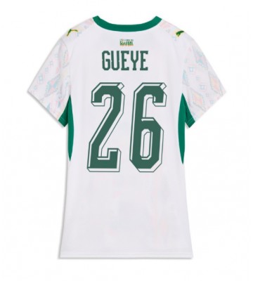 Senegal Pape Gueye #26 Replika Hemmatröja Damer VM 2026 Kortärmad